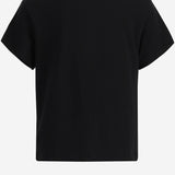 T-SHIRT IN COTONE CON STAMPA LOGO AKJYTE 1013Black AMIRI KIDS 
