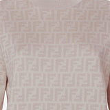 MAGLIA JUMPER IN LANA E SETA FZXE39 AYM1F1UKC FENDI 