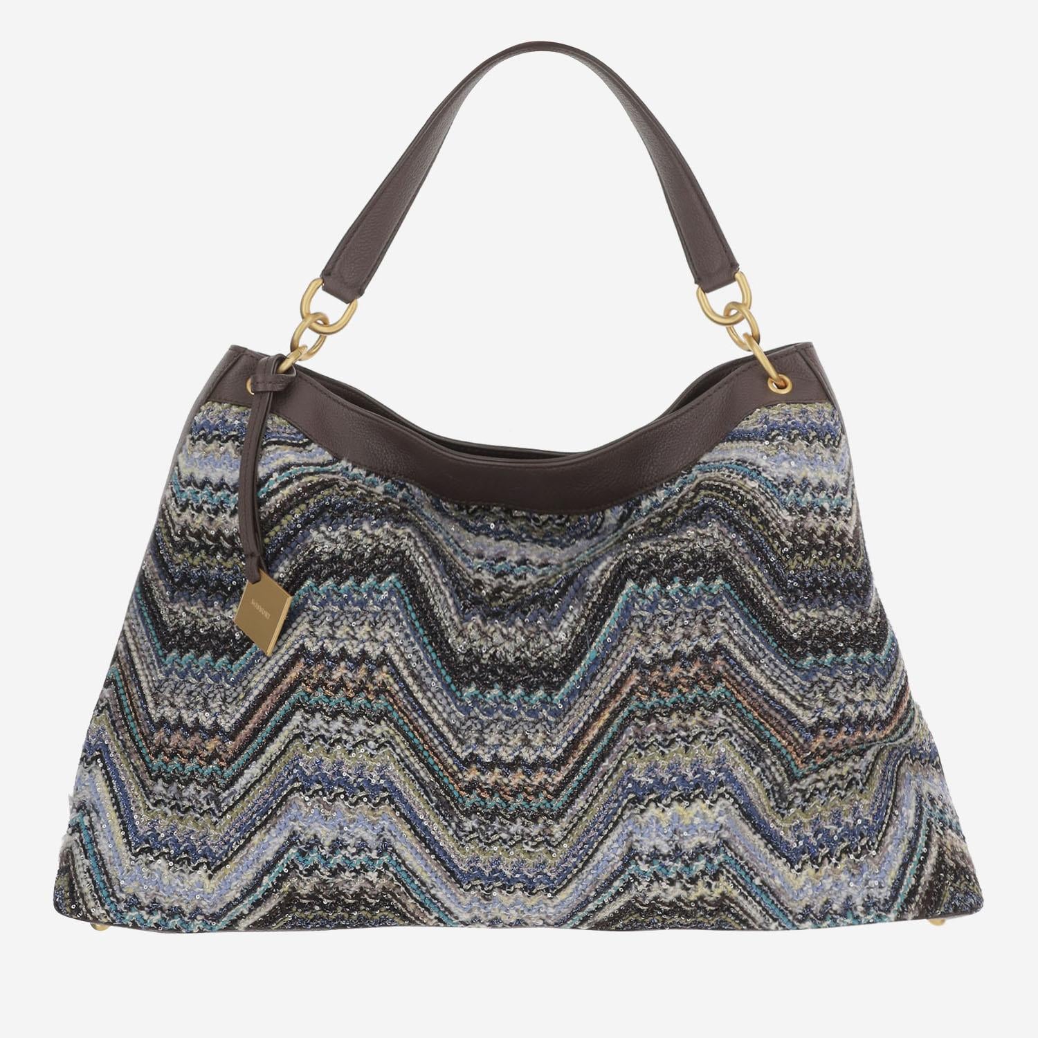 Borsa con motivo chevron MI10100F 125 MISSONI 