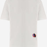 T-SHIRT IN COTON CON RICAMO 864789 V6F409000 BOTTEGA VENETA 
