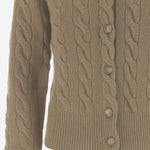 CARDIGAN IN LANA E CASHMERE CON LOGO 211972104 001 POLO RALPH LAUREN 