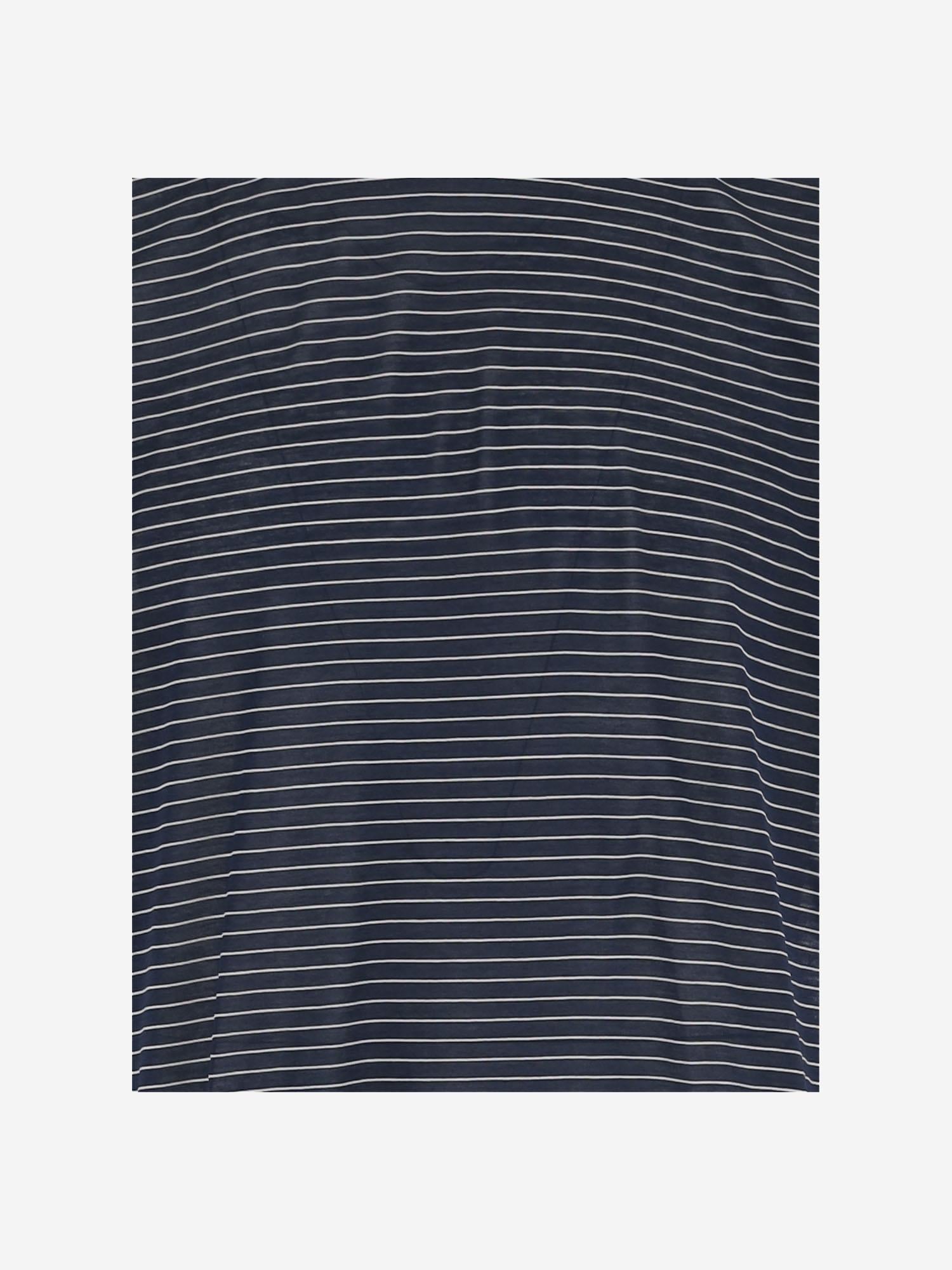 T-SHIRT IN COTONE CON MOTIVO A RIGHE HTS367JE0212 A044 AMI 