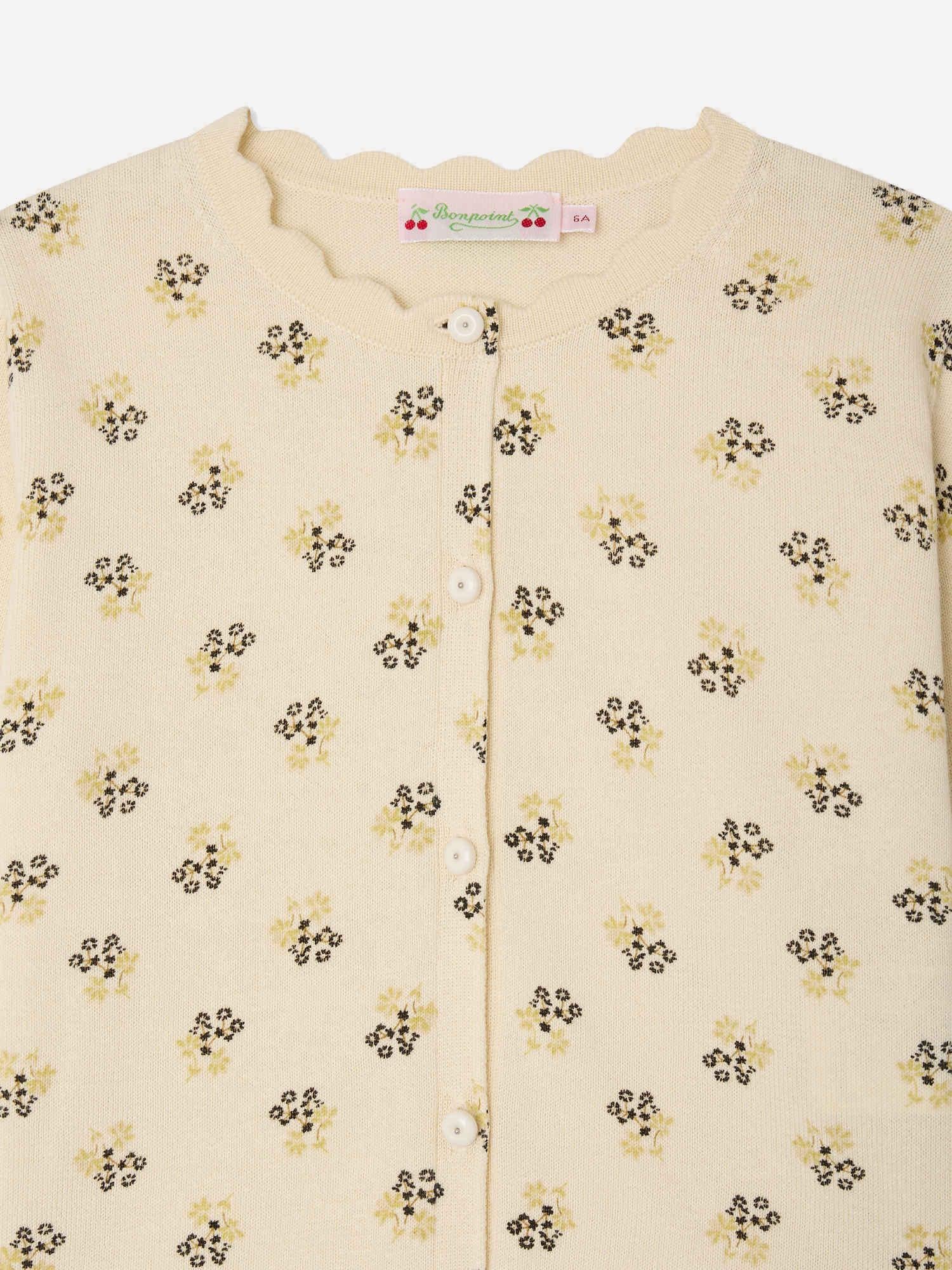 CAMICIA IN COTONE CON MOTIVO FLOREALE S06GCAK00013 503 BONPOINT KIDS 