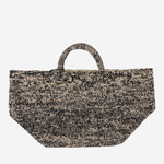 BORSA TOTE MEDIA VANILLA IN RAFIA VANILLA TIGA IBELIV 