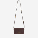 BORSA IN PELLE CON LOGO 106023 A0QOR49Q PINKO 