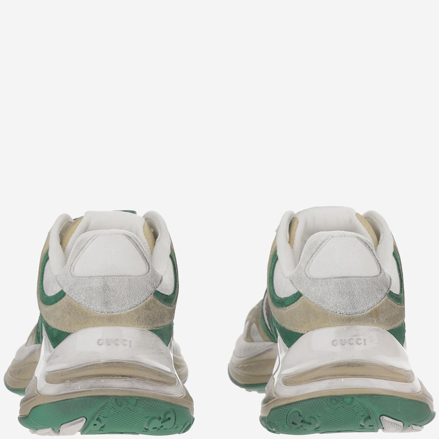 SNEAKERS IN PELLE CON DETTAGLIO WEB 853709 AAGGM9251 GUCCI 