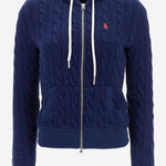 FELPA IN COTONE CON LAVORAZIONE A TRECCE 211959124 001 POLO RALPH LAUREN 