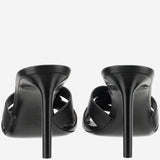 MULES TRIBUTE IN PELLE LISCIA 650986 DWE001000 SAINT LAURENT 