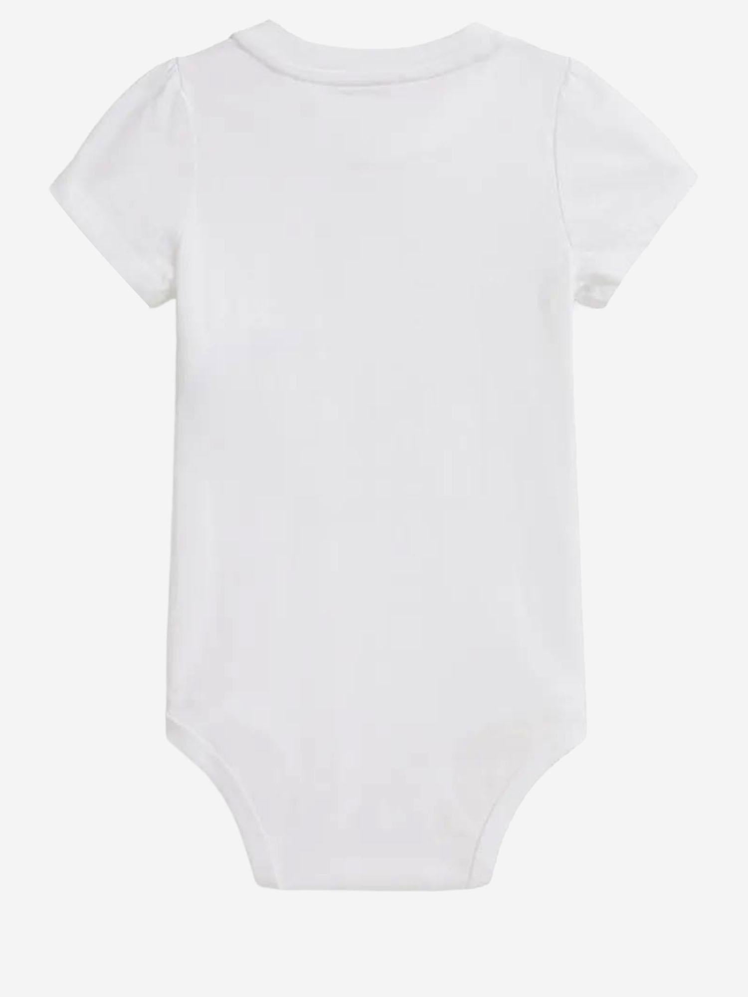 BODY IN COTONE CON POLO BEAR 310A96181001 WHITE POLO RALPH LAUREN KIDS 
