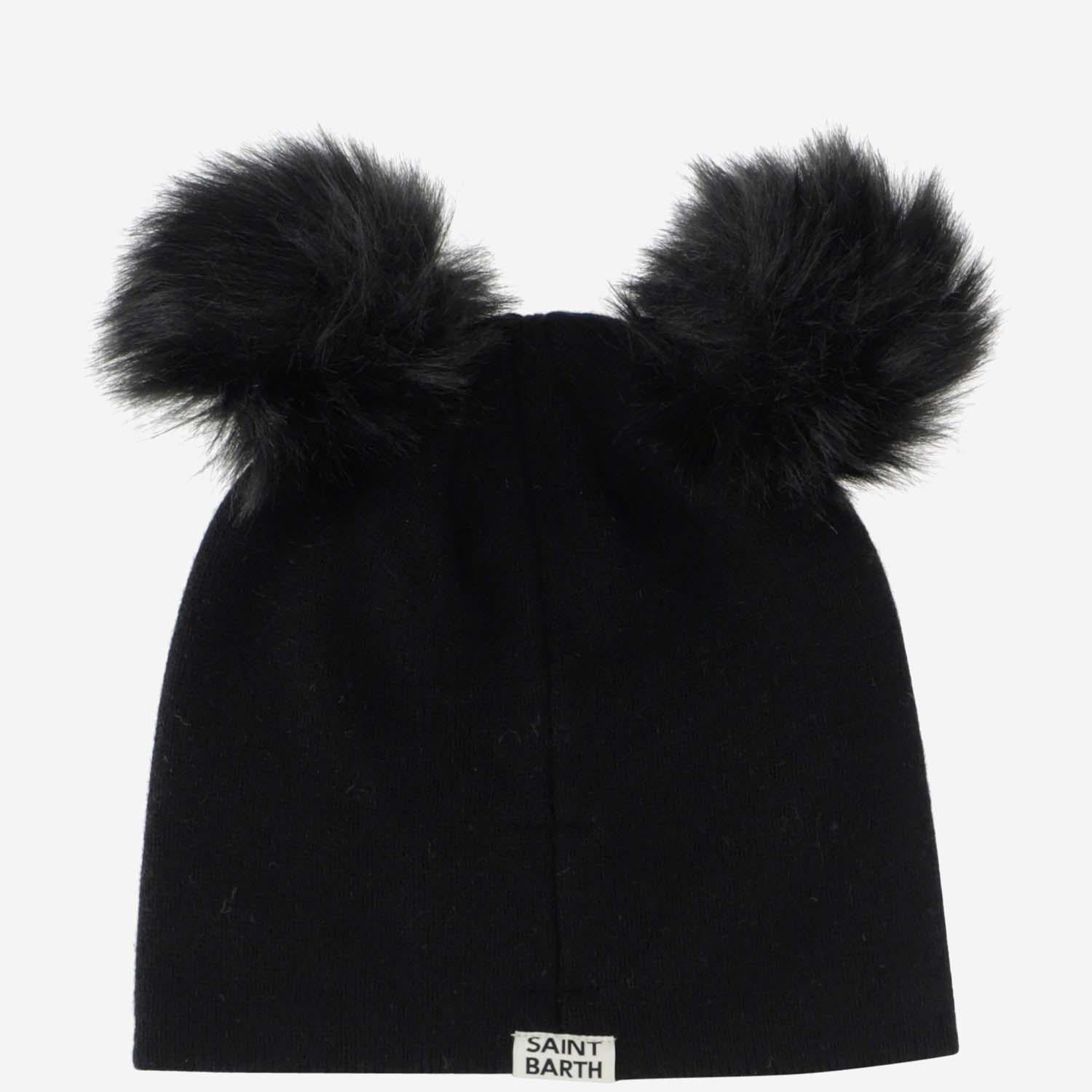 CAPPELLO BEANIE CON TOPOLINO RUBBY 00978C MC2 SAINT BARTH 