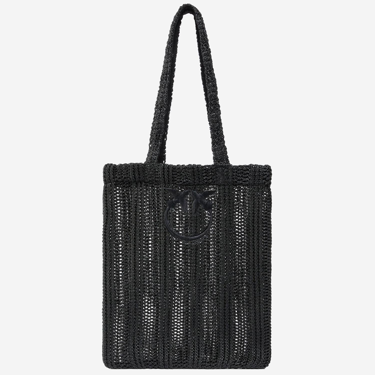 BORSA SHOPPING EASY IN RAFIA 106728 A39YZ99 PINKO 