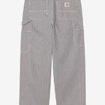 PANTALONI MERCER IN COTONE CON MOTIVO A RIGHE I036531 3OK06 CARHARTT WIP 