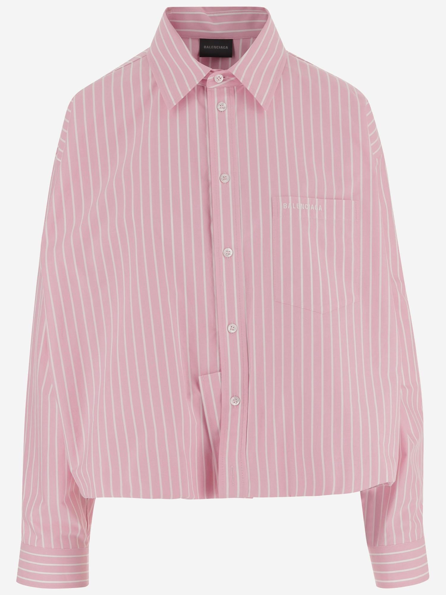 CAMICIA a righe IN COTONE 857837 TPM265621 BALENCIAGA 