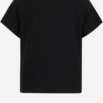 T-SHIRT IN COTONE CON STAMPA LOGO AKJYTE 1011Black AMIRI KIDS 