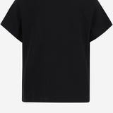T-SHIRT IN COTONE CON STAMPA LOGO AKJYTE 1011Black AMIRI KIDS 