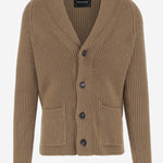 CARDIGAN JACKSON IN LANA STRETCH JACKSON PWI2501CAMEL TAGLIATORE 