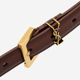 CINTURA IN PELLE CASSANDRE 554465 AAFOC2955 SAINT LAURENT 