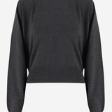 MAGLIONE IN LANA MERINO CON RICAMO LOGO SWW00632AK00299 970 JACQUEMUS 