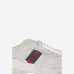 SNEAKERS ROCHELLE IN PELLE CON WEB 854041 AAF0H9246 GUCCI 