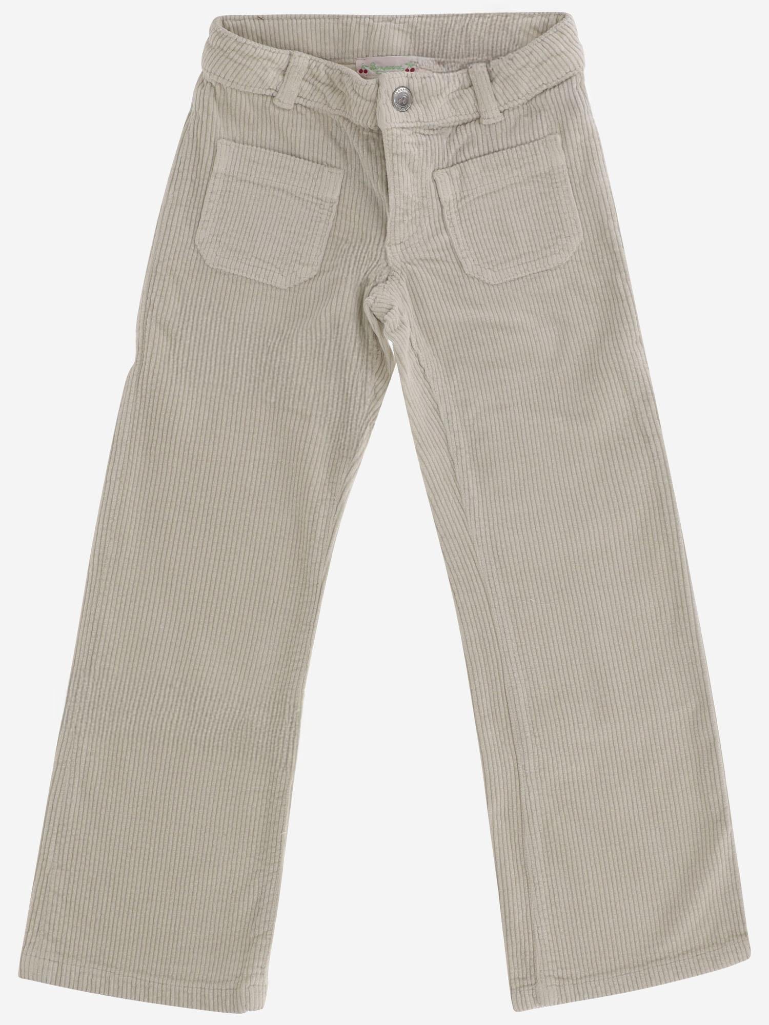 PANTALONI IN VELLUTO DI COTONE STRETCH W05GPAW00018 009 BONPOINT KIDS 