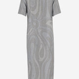 ABITO IN NYLON STRETCH STAMPATO CON MOTIVO ASTRATTO 5UJH10 5U767987 EMILIO PUCCI 