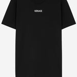 T-SHIRT IN COTONE CON LOGO 1013944 1A164551B000 VERSACE 