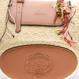 BORSA TROPICANA IN PELLE E RAFIA TROPICANA NATURAL CUBA LAB 