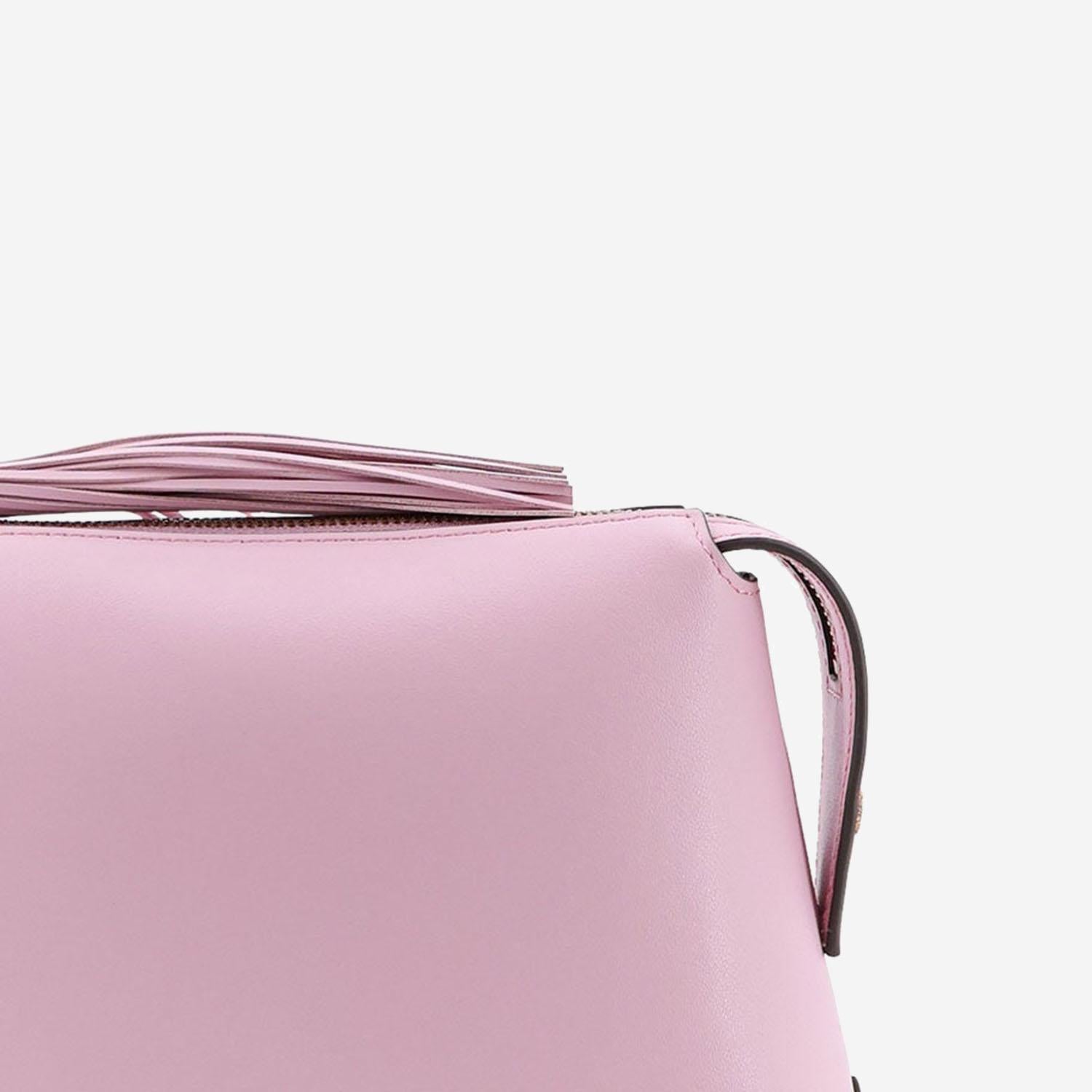 BEAUTY CASE IN PELLE CON LOGO 106376 A0QOP26Q PINKO 