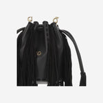 BORSA A SPALLA IN PELLE CON FRANGE 6W2B0R28LUJ 0NO VALENTINO GARAVANI 