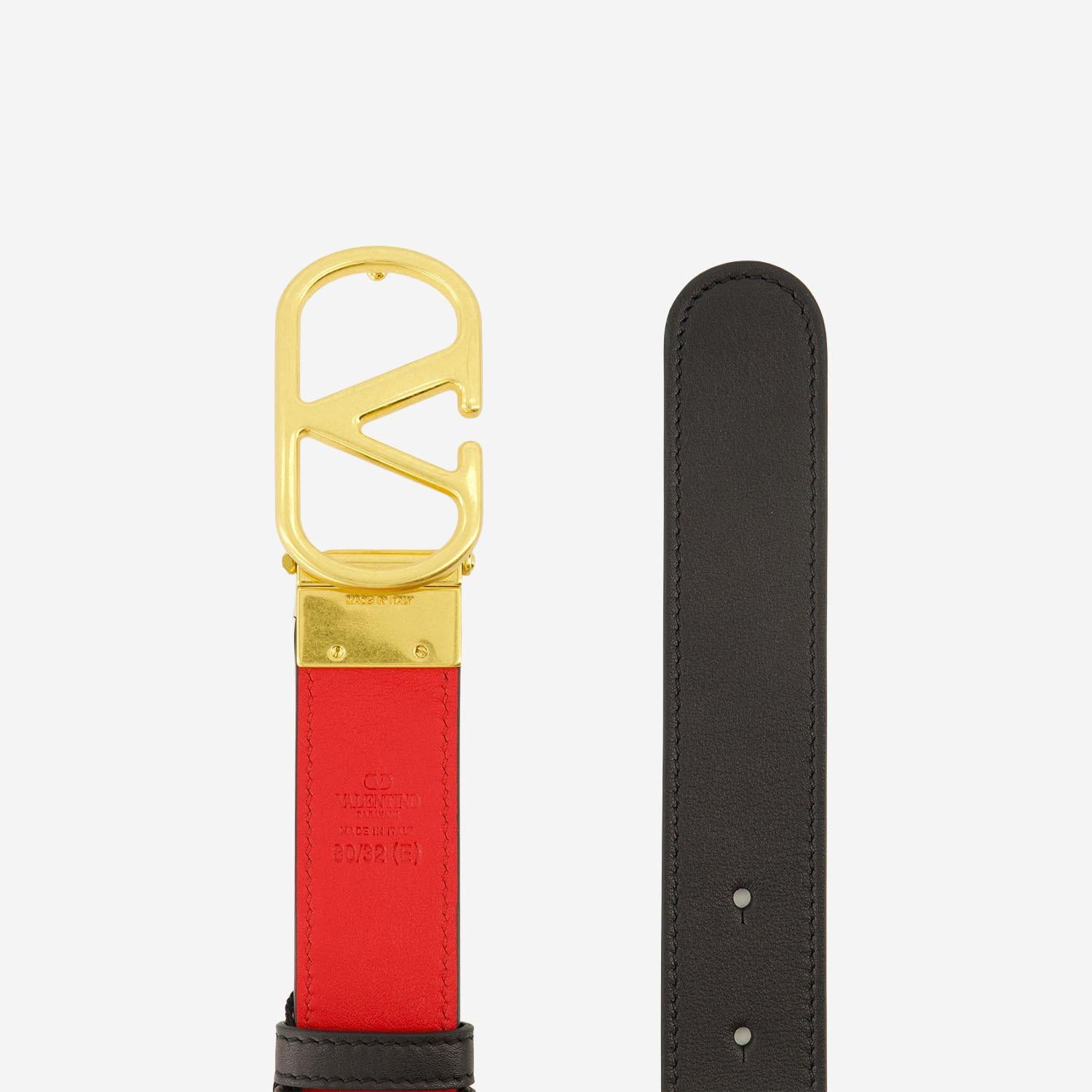 CINTURA VLOGO SIGNATURE IN PELLE 8W2T0SQ3 IYR0SM VALENTINO GARAVANI 