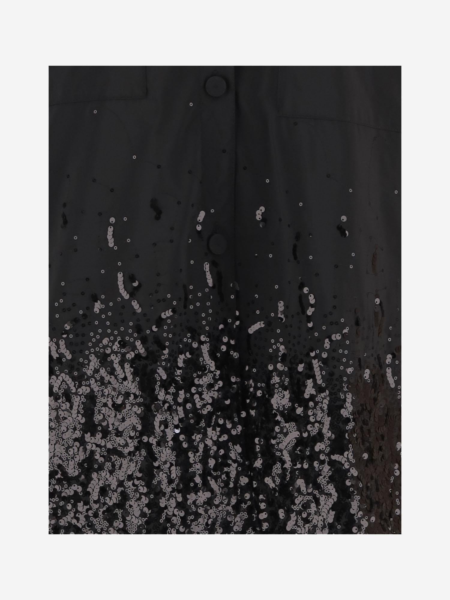 Giacca con paillettes S2637 7000709 SOI 