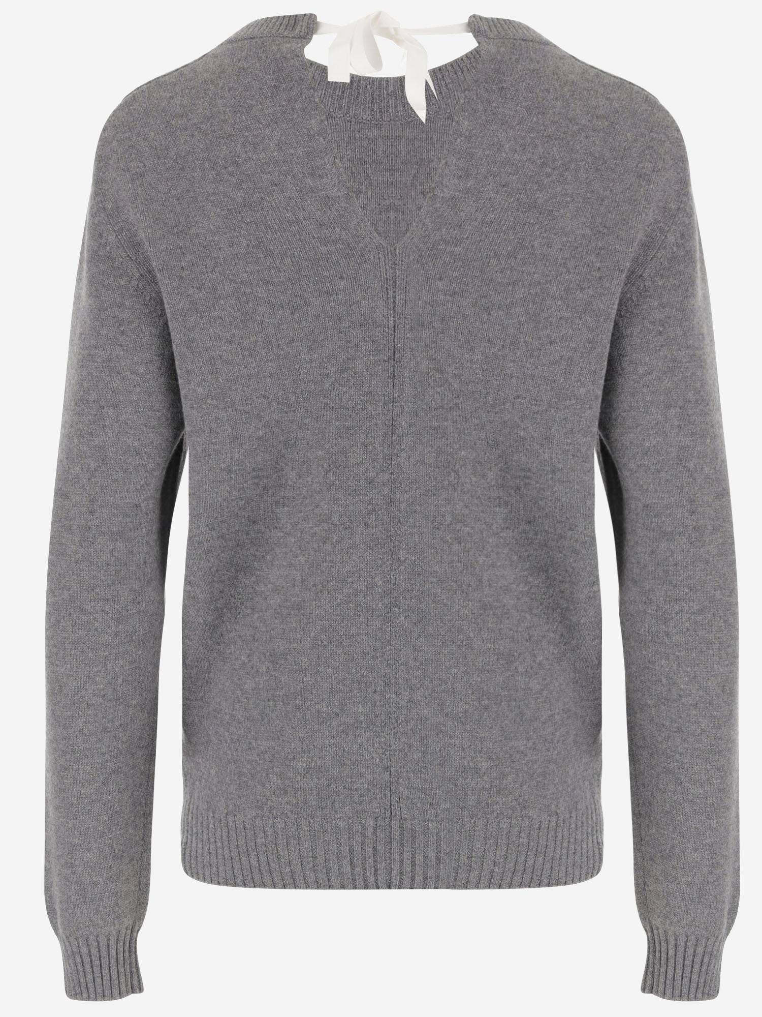 MAGLIONE IN CASHMERE 6251K2125402 CONCRETE CARVEN 