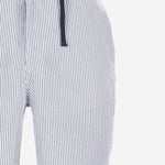 PANTALONI CORTI IN COTONE A RIGHE ISC0001 03931L MC2 SAINT BARTH 