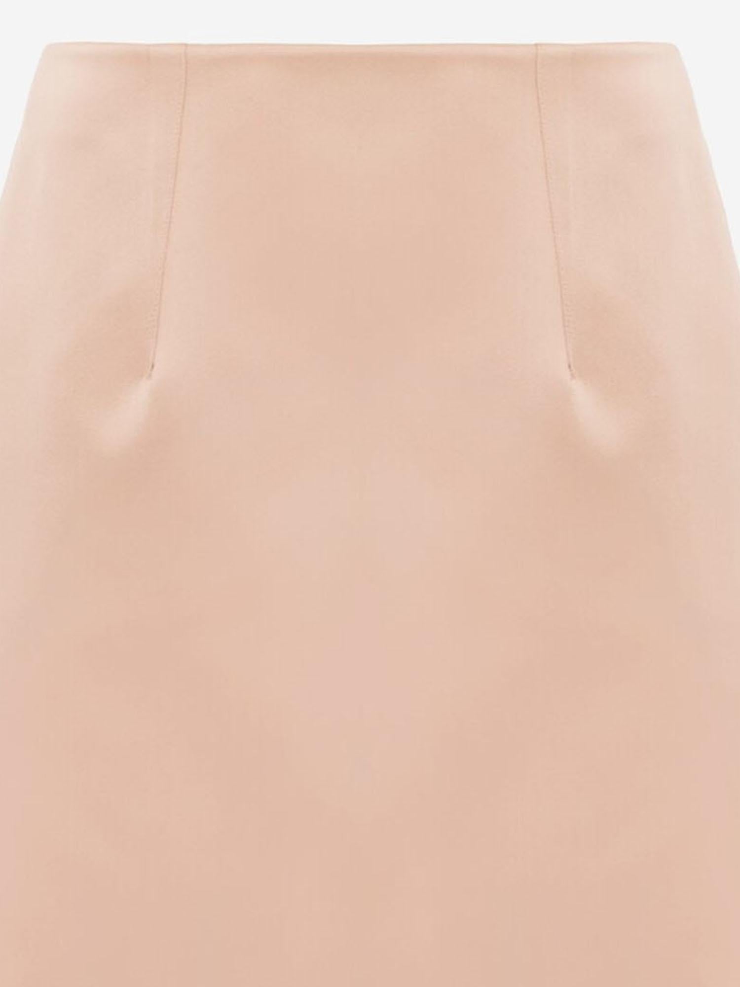 GONNA CORTA A TUBINO IN RASO DUCHESSE TECNICO CH26SJU19262 6K7 CHLOE 