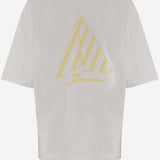 T-SHIRT IN COTONE CON LOGO TSU00321AJ00285 1NH JACQUEMUS 