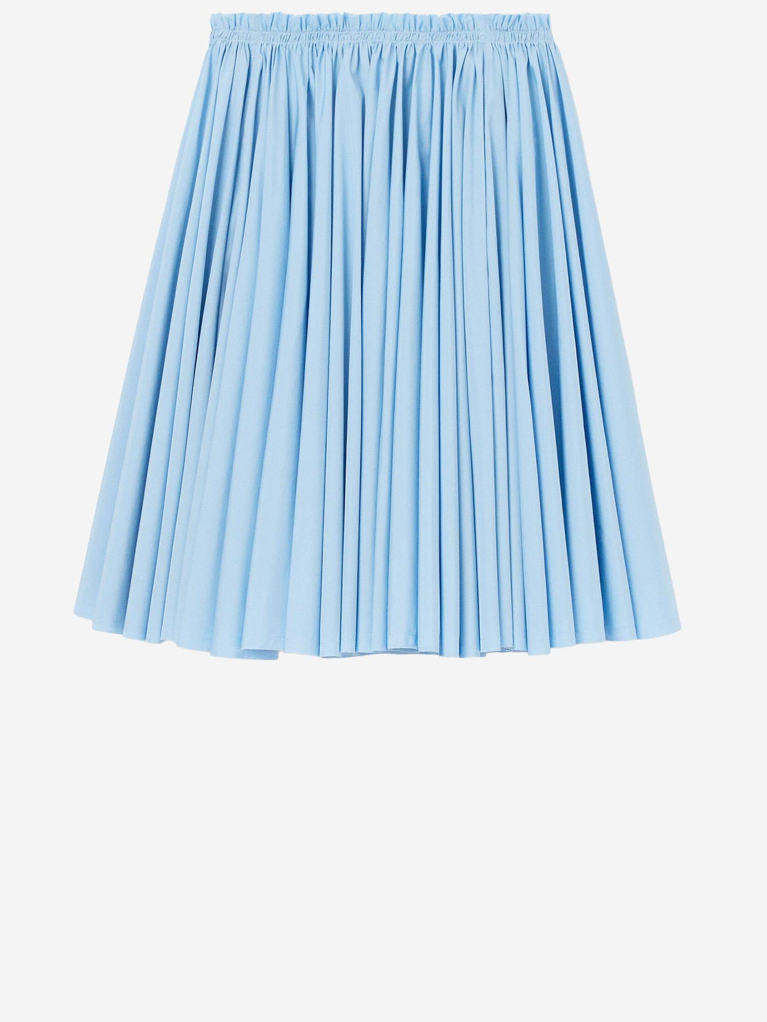 Gonna midi  in cotone FSK444CO0063 484 AMI 