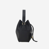 Borsa a secchiello in pelle martellata 220915 002NERO SALVATORE FERRAGAMO 