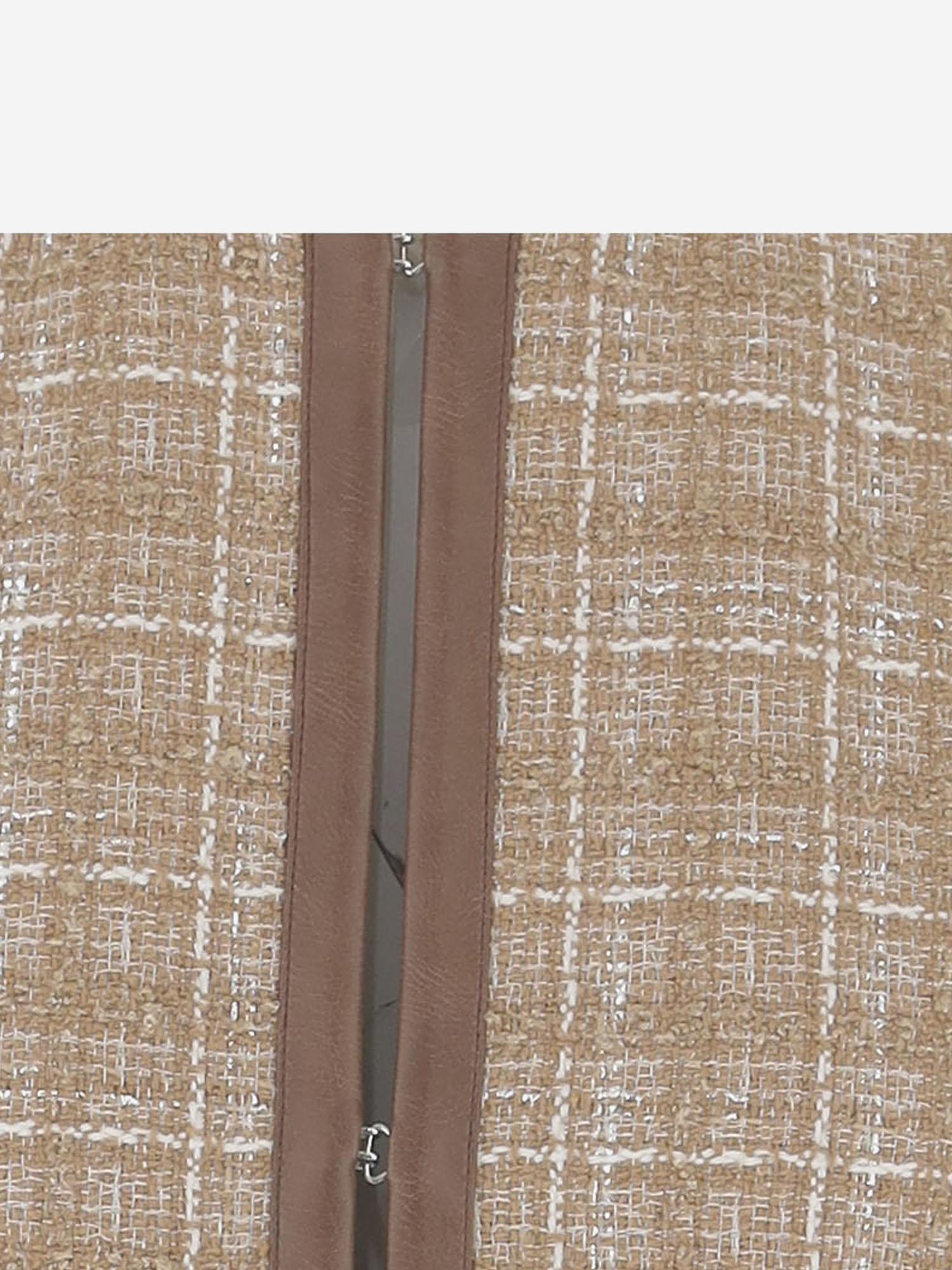 GIACCA IN MISTO COTONE CON MOTIVO CHECK 104834 A2BRCI8 PINKO 