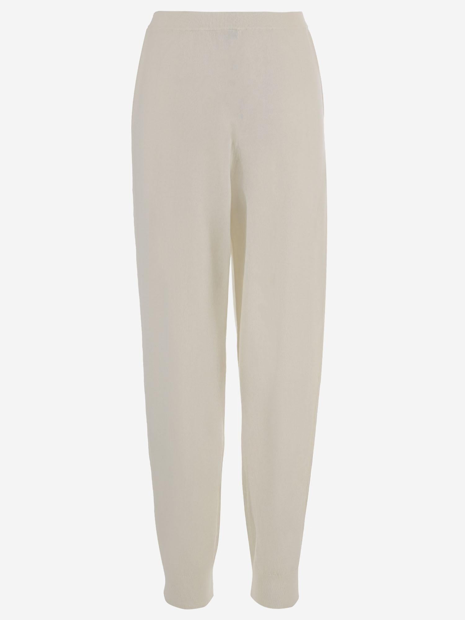 PANTALONI IN LANA E CASHMERE 26217043 40 ALLUDE 