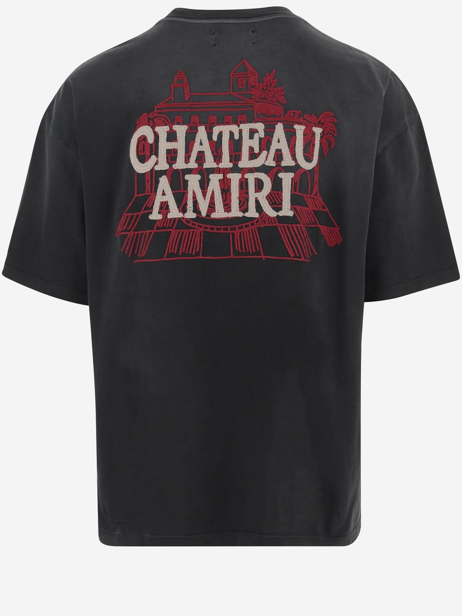 T-SHIRT IN COTONE CON STAMPA AMTOJR 1106001 AMIRI 