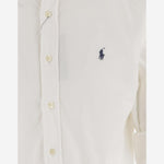 CAMICIA IN COTONE CON LOGO 710772290 003 POLO RALPH LAUREN 
