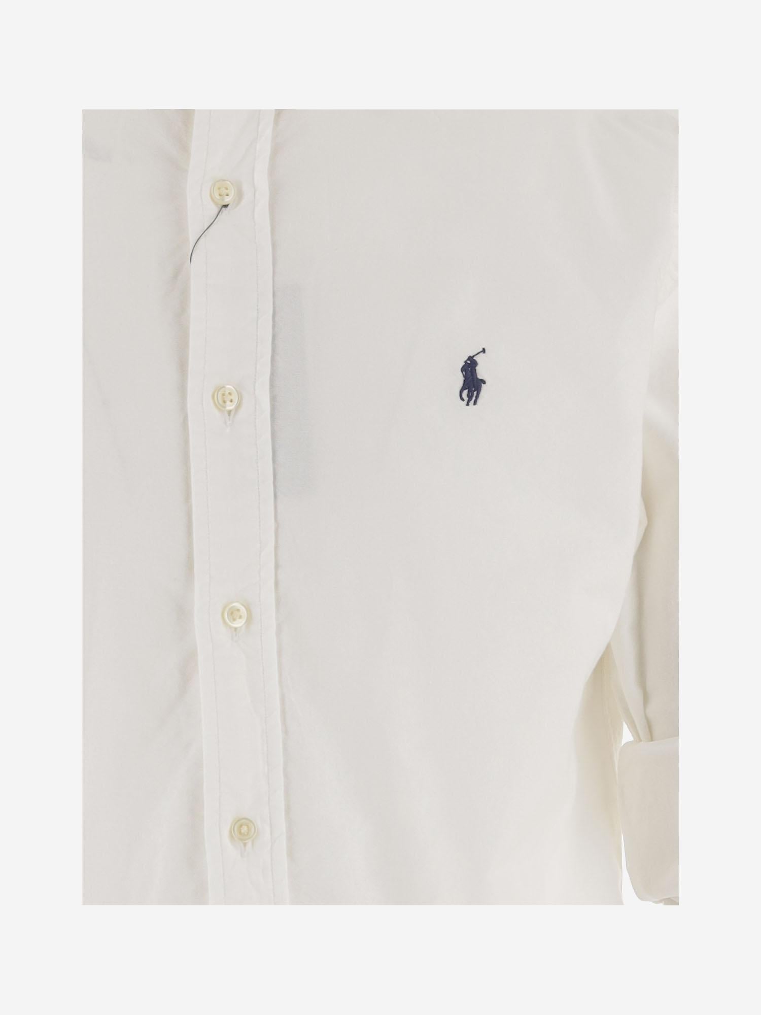 CAMICIA IN COTONE CON LOGO 710772290 003 POLO RALPH LAUREN 
