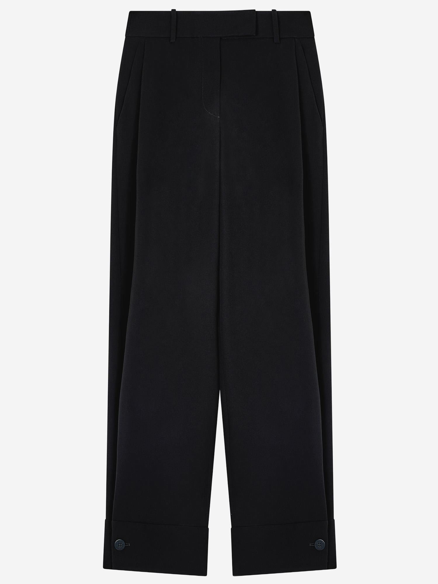 PANTALONI CON PINCES IN CADY DI SETA GW002497 TE10071UC001 GIORGIO ARMANI 