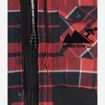GIACCA IN MISTO COTONE CON STAMPA POSTERIORE 03GUSTAVOVERSHIRT RED APRES SURF 
