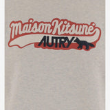 FELPA IN COTONE AUTRY X MAISON KITSUNE SWPXMK1M MELANGE AUTRY 