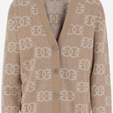 MAGLIA LOVE BIRDS IN MISTO VISCOSA 106042 A2YDC4Z PINKO 