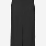 GONNA MIDI IN ACETATO E VISCOSA 6252K21098 DEEPBLACK CARVEN 