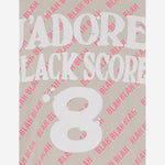 T-SHIRT IN COTONE CON STAMPA BSMCCBLAHPATTERNPINK BONE BLACK SCORE 