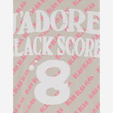 T-SHIRT IN COTONE CON STAMPA BSMCCBLAHPATTERNPINK BONE BLACK SCORE 