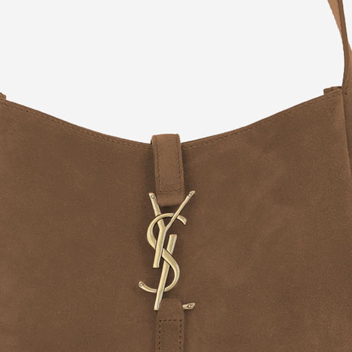 BORSA LE 5 À 7 PICCOLA E MORBIDA IN SUEDE 713938 1U80W2916 SAINT LAURENT 